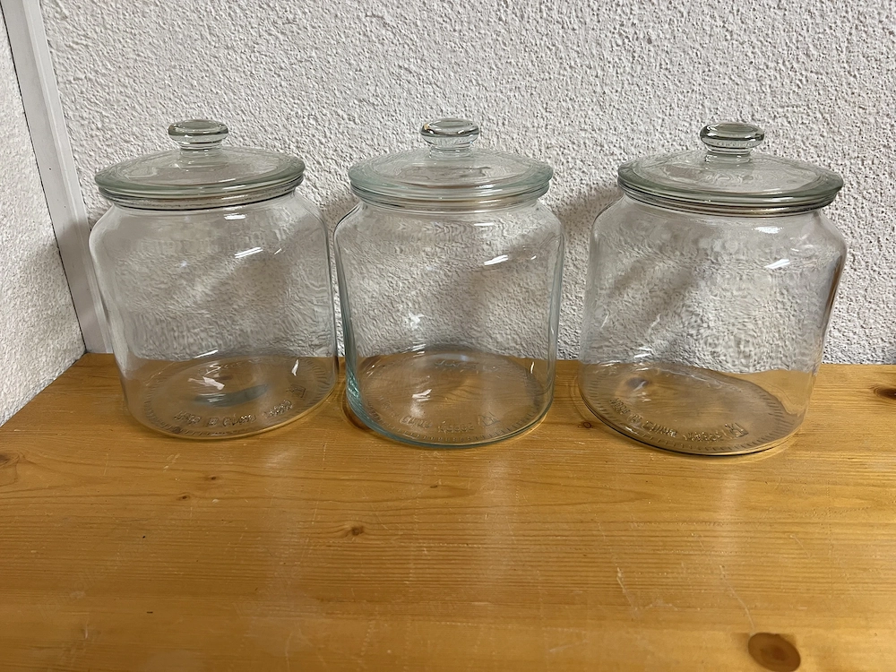 3 Glasdosen mit Deckel 1,9 Liter - Vardagen Ikea
