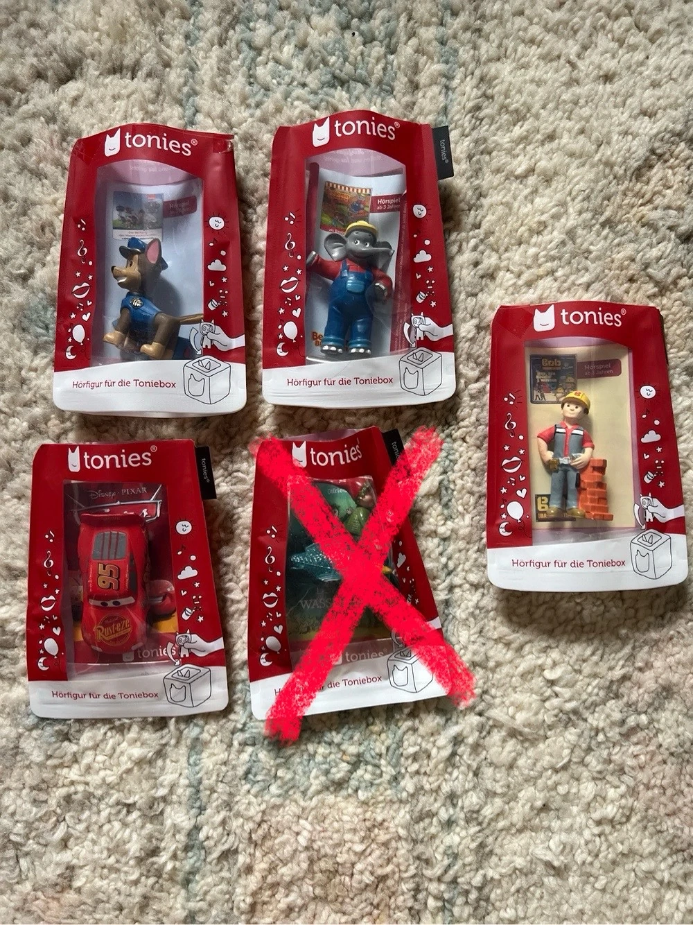 4 Tonies - Set oder einzeln 