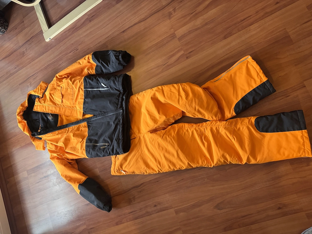 Skianzug Orange