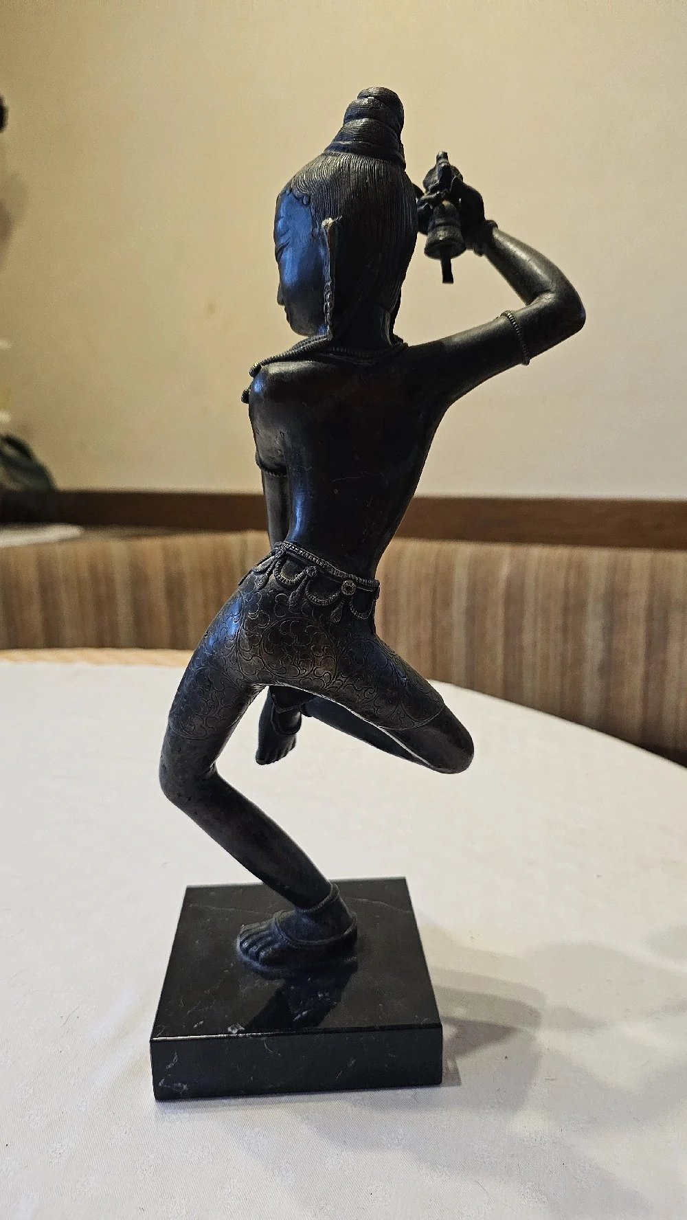 Bronzefigur "Indische Tempeltänzerin"