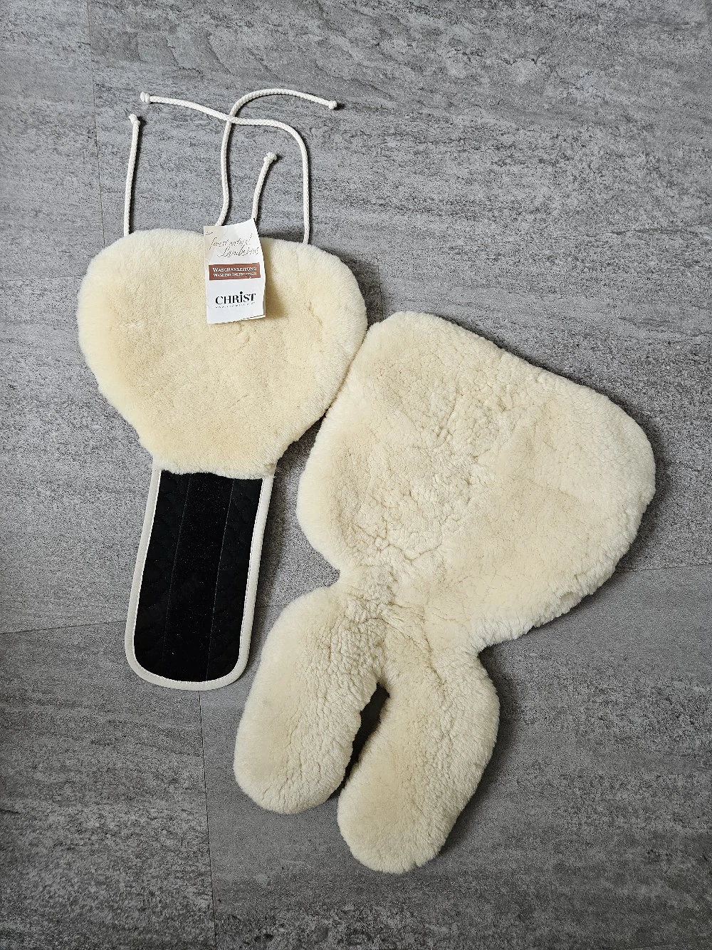 WERNER CHRIST Lammfell-Einlage für Kindersitze   Baby-Schalen   Neu mit Etikett!