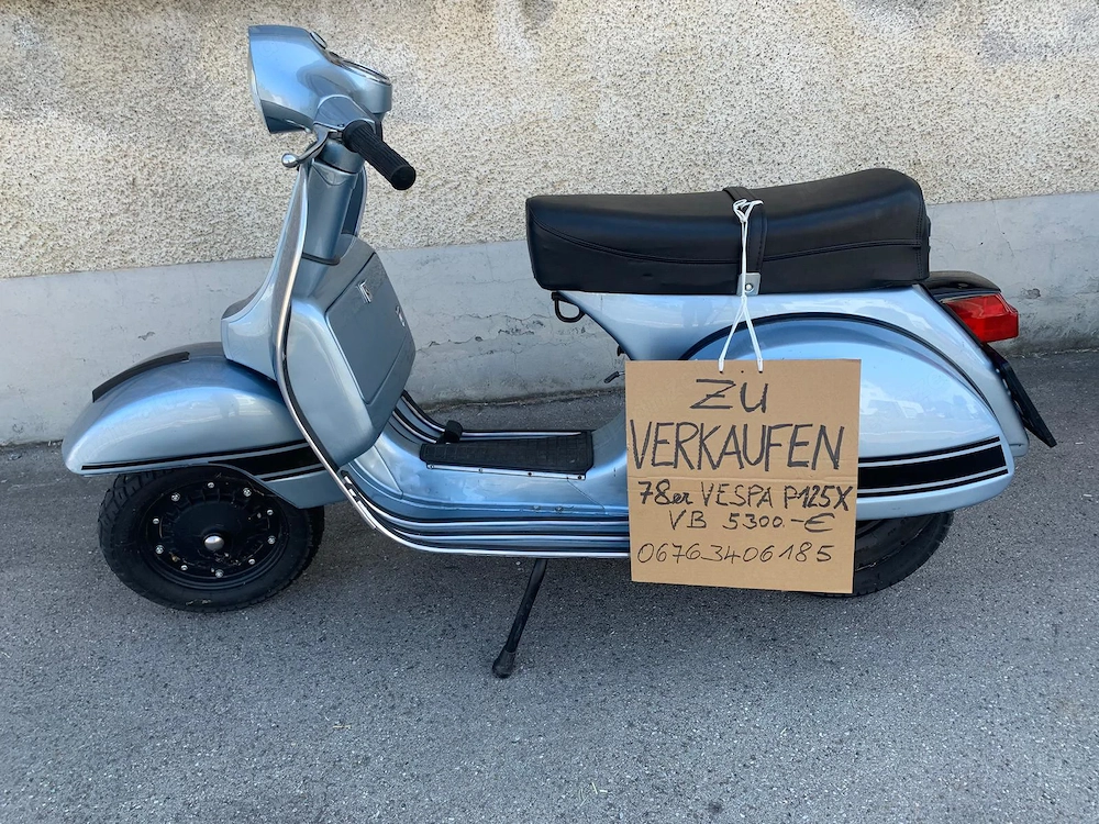 Vespa P 125x zu verkaufen