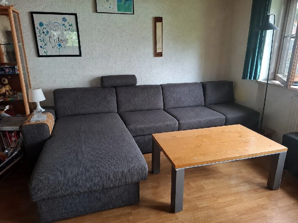 Sofa Garnitur mit Tisch 