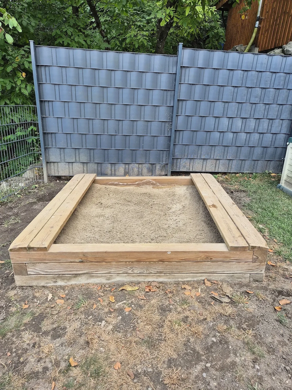 Sandkasten 160 x 160 x 27 cm (Horner Holz)