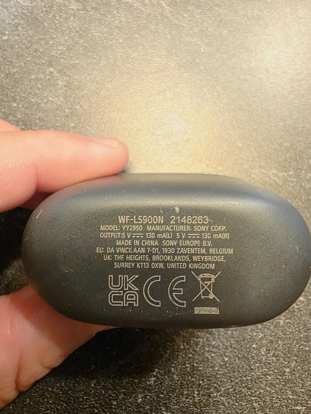 Ladecase sony WF-LS900N ohne in ears