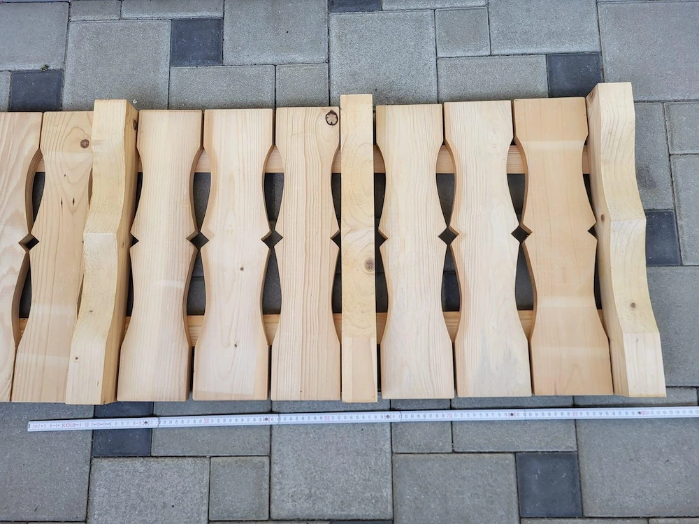 Gartenzaun ca. 25 Meter Länge 