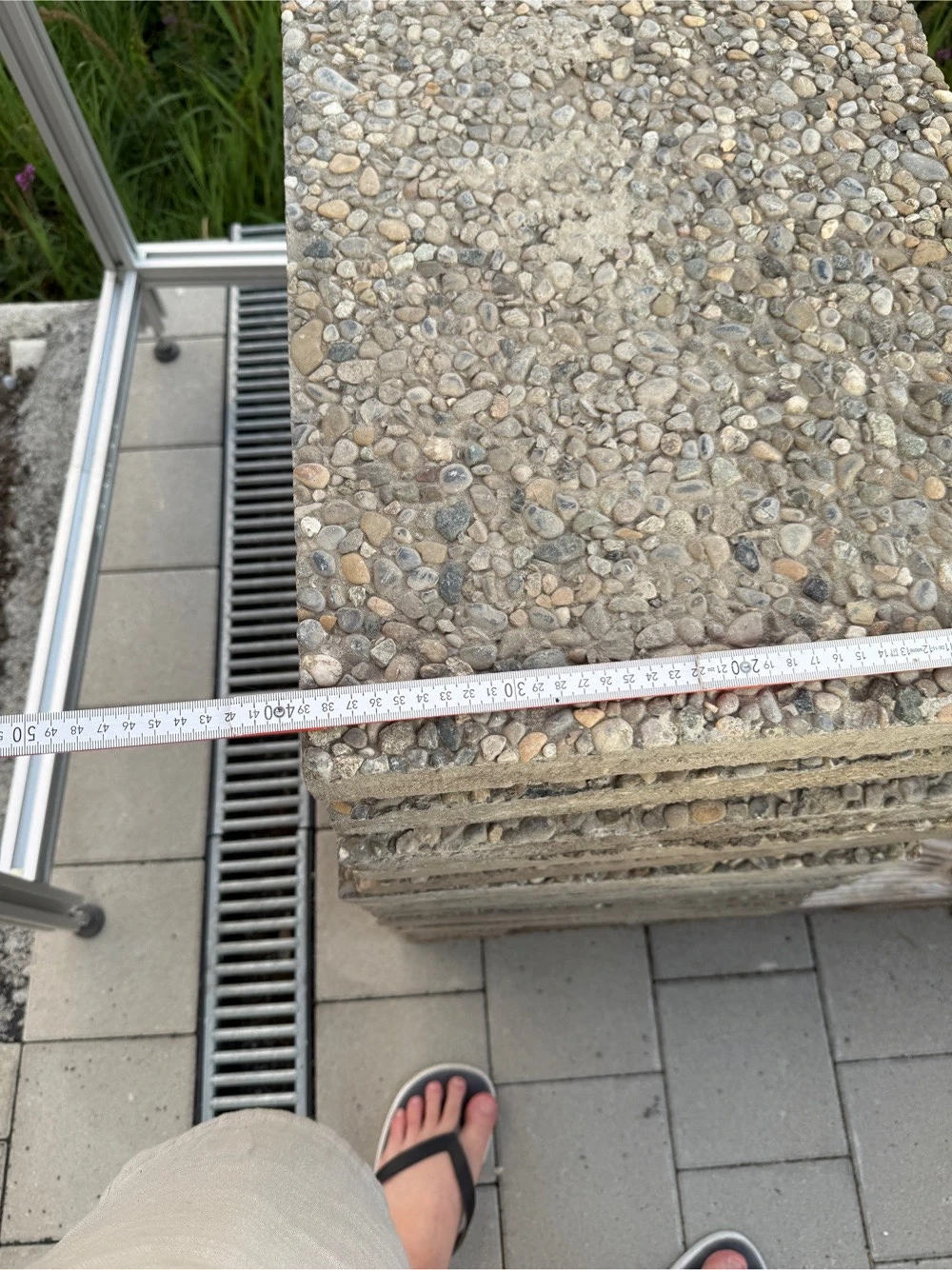 Waschbetonplatten 