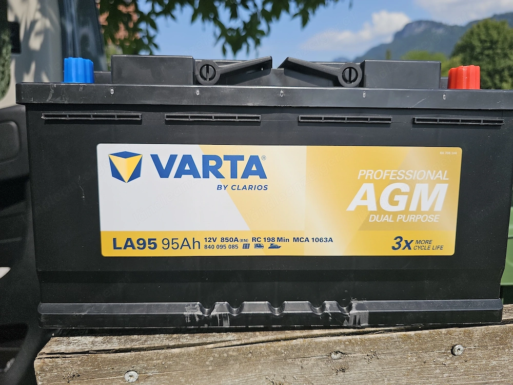 95 Ah Autobatterie   Aufbaubatterie (H190)   Nur 3 Wochen genutzt!