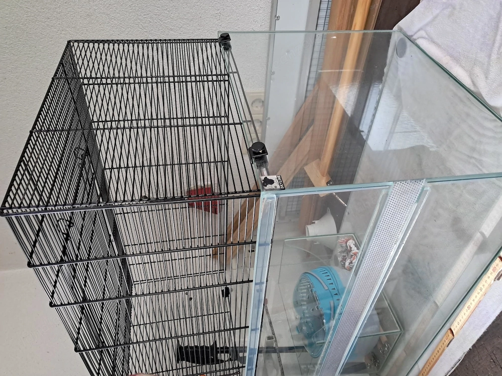 Kleintierkäfig inkl. Transportbox - 50 Euro VB