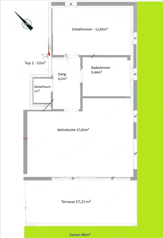 Exklusive 2 - Zimmer Wohnung in Bregenz, Pfänderweg 4