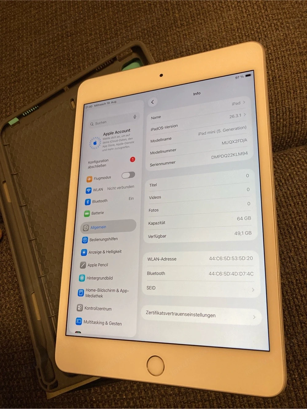 ipad mini 5th generation