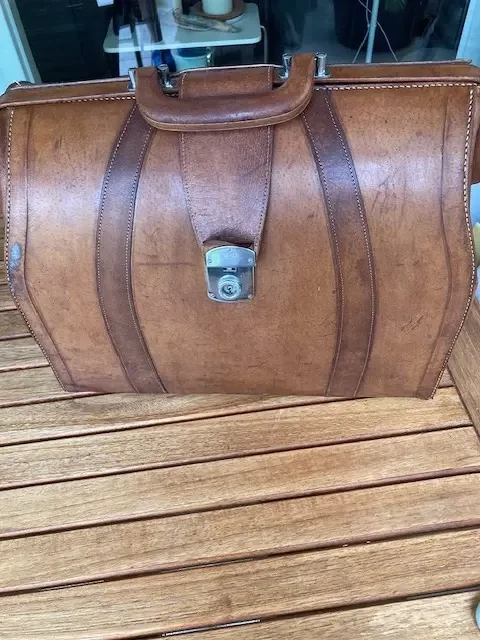 Arzttasche Vintage Leder