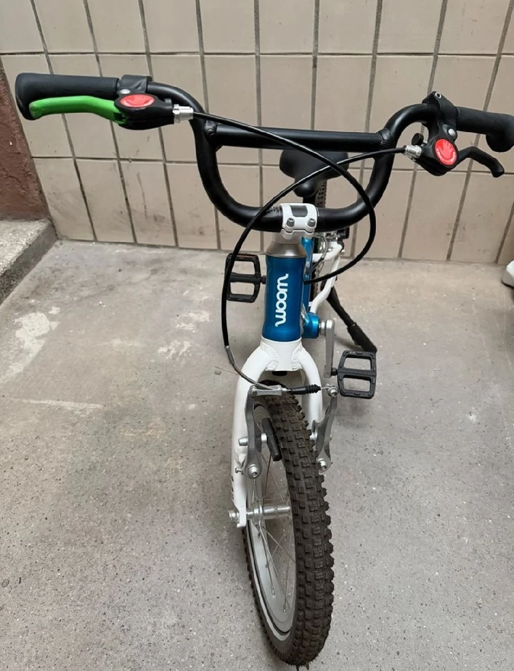 Woom 2 Kinderfahrrad Metallic Blau