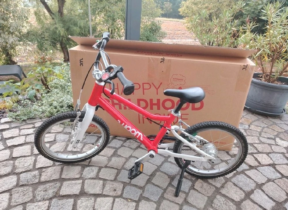 Woom GO 3 Automagic   woom red   sehr guter Zustand