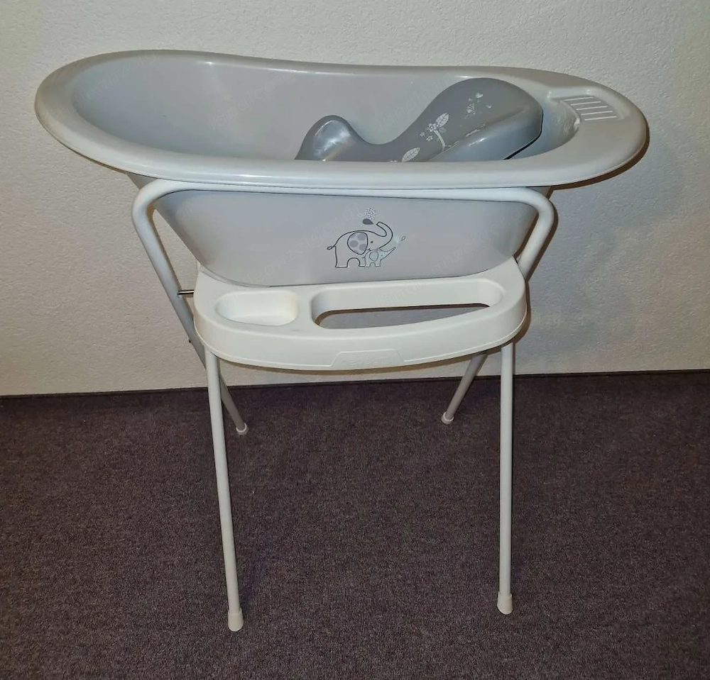 Bebe-jou Babybadewanne inkl. Ständer + Sitz
