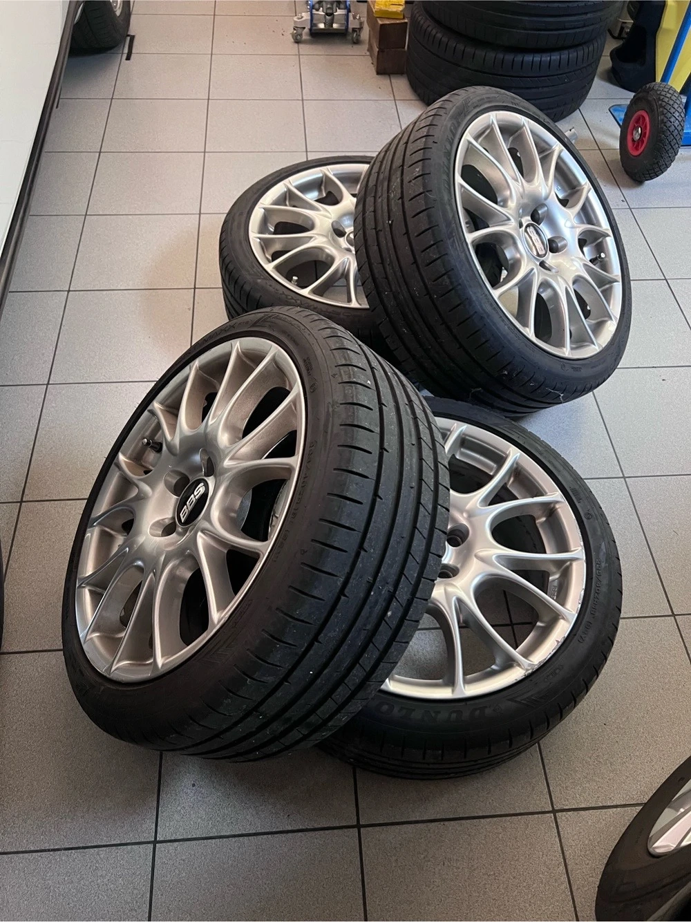 4x BBS CK 18Zoll Radsatz mit Sommerreifen