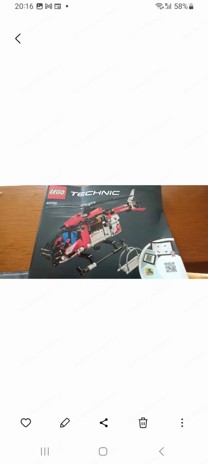 Lego Technic Helicopter