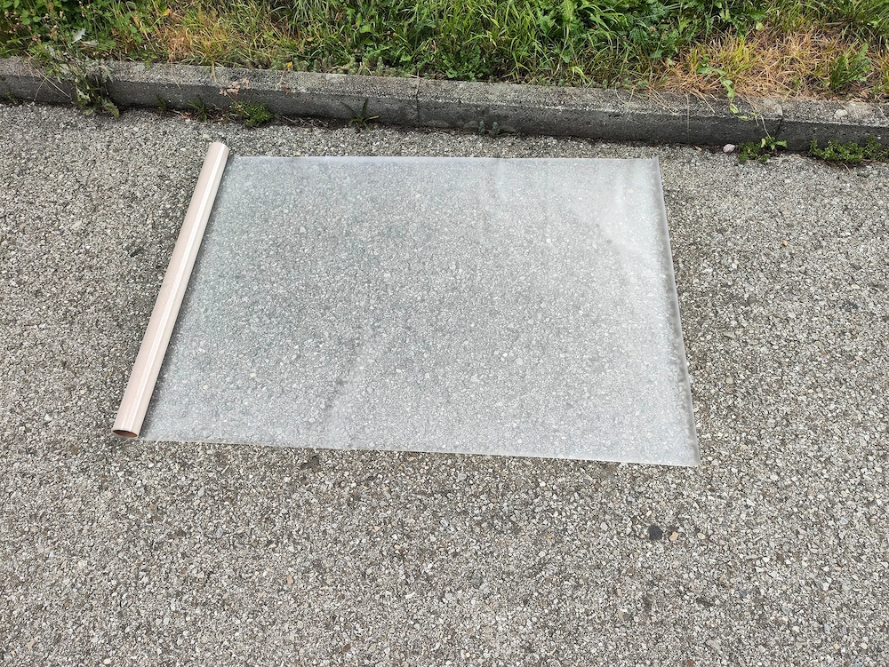 Universal Sichtschutfolie Milchglasfolie 90 x 200 cm