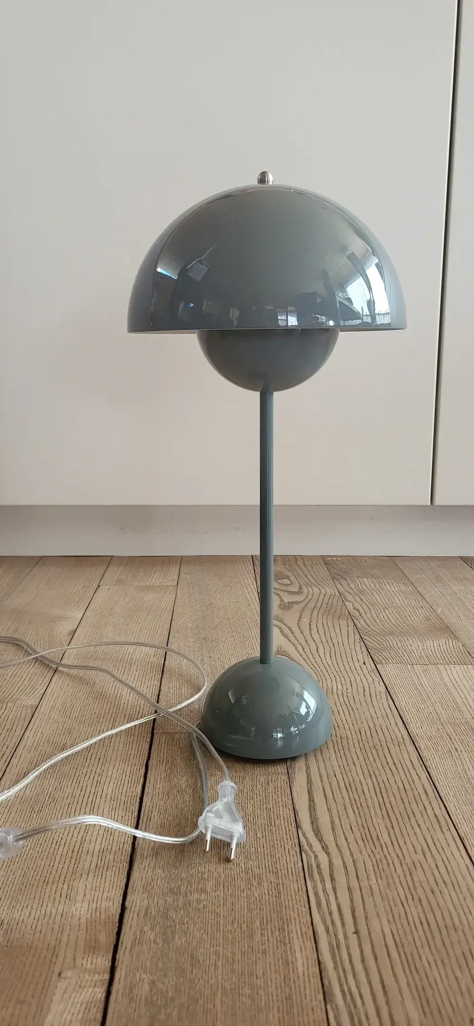 Designerlampe Flowerpot in stone blue