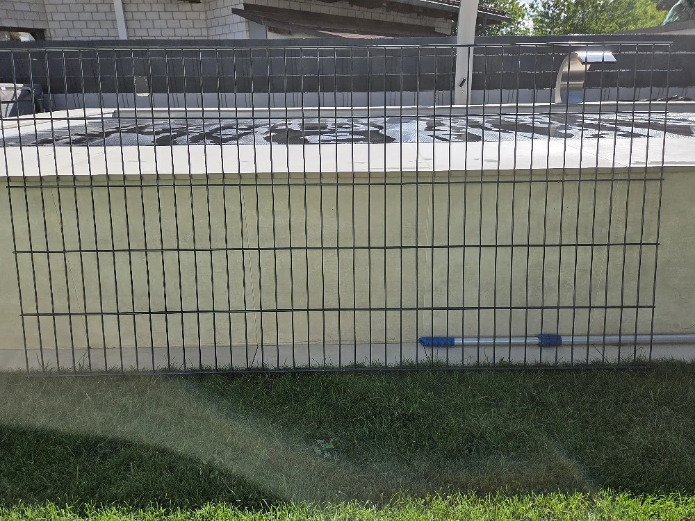 Doppelstabmattenzaun Anthrazit 2m x 1m 