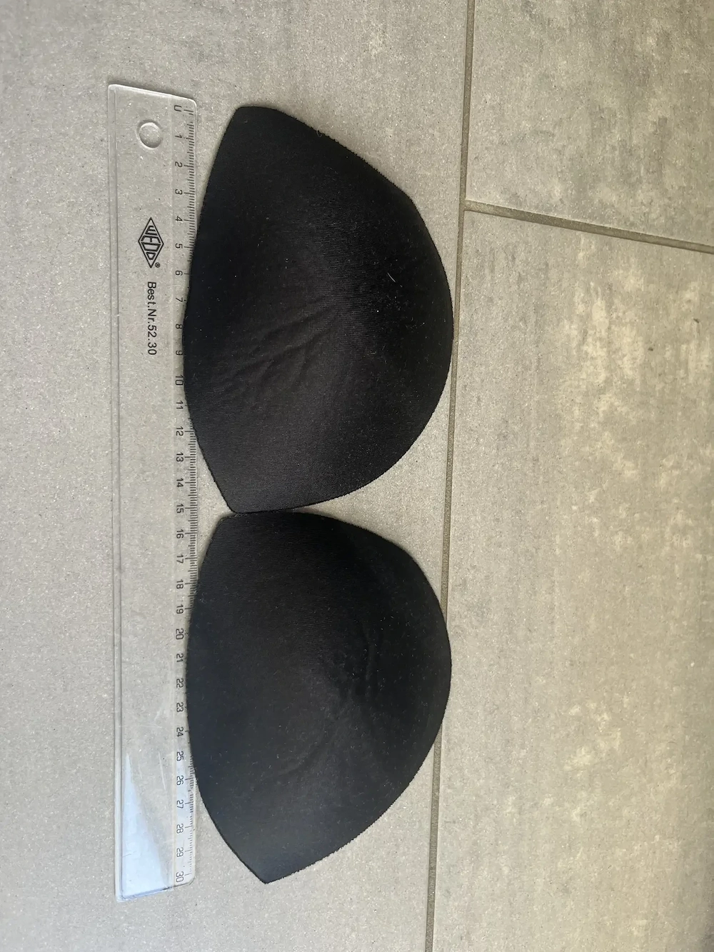 BH-Pads   Bikini-Einlagen herausnehmbar   Schwarz