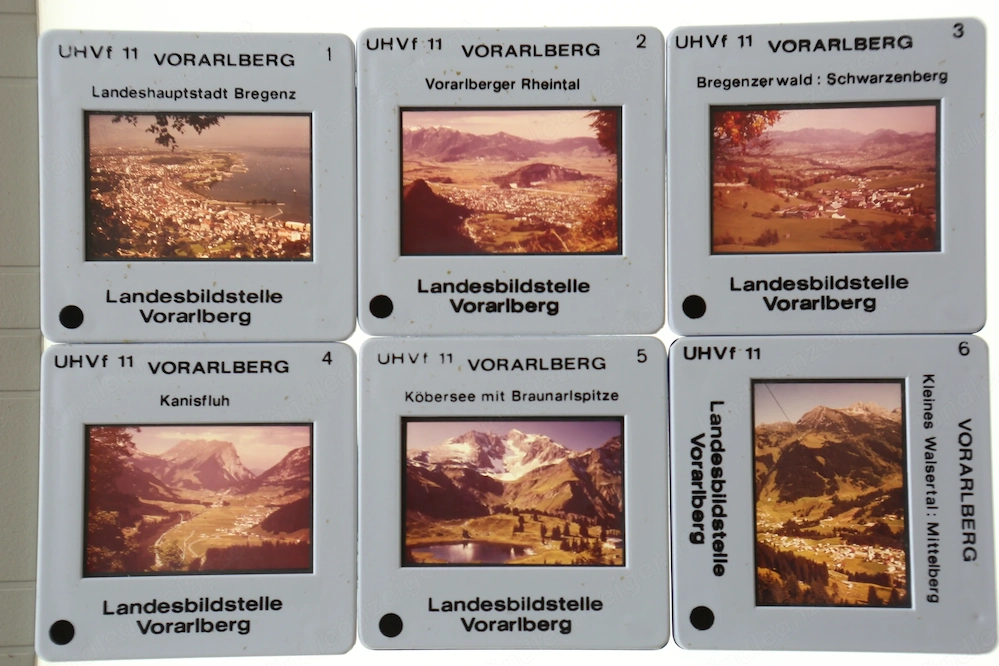 Dias aus Vorarlberg um die 90er Jahre