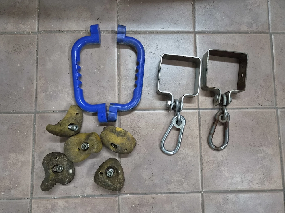 Verschenke diverse Schaukelteile
