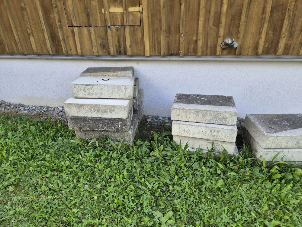 Betonblockstufen