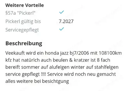 Honda Jazz ideal für Fahranfänger