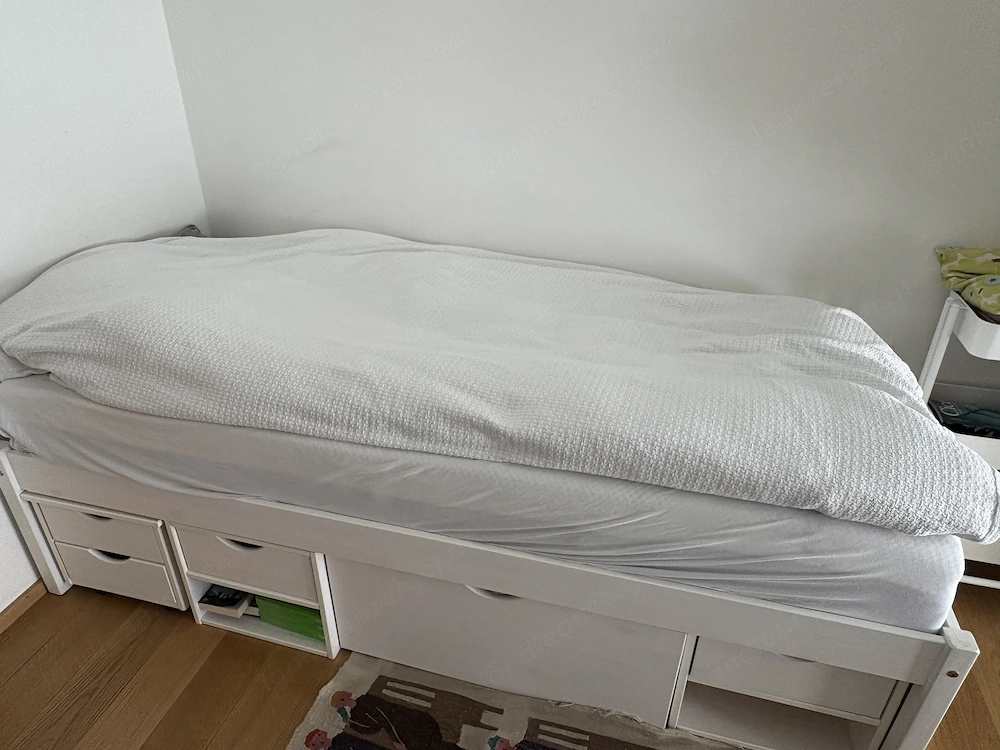 Standardeinzellbett incl. Emma Matraze 