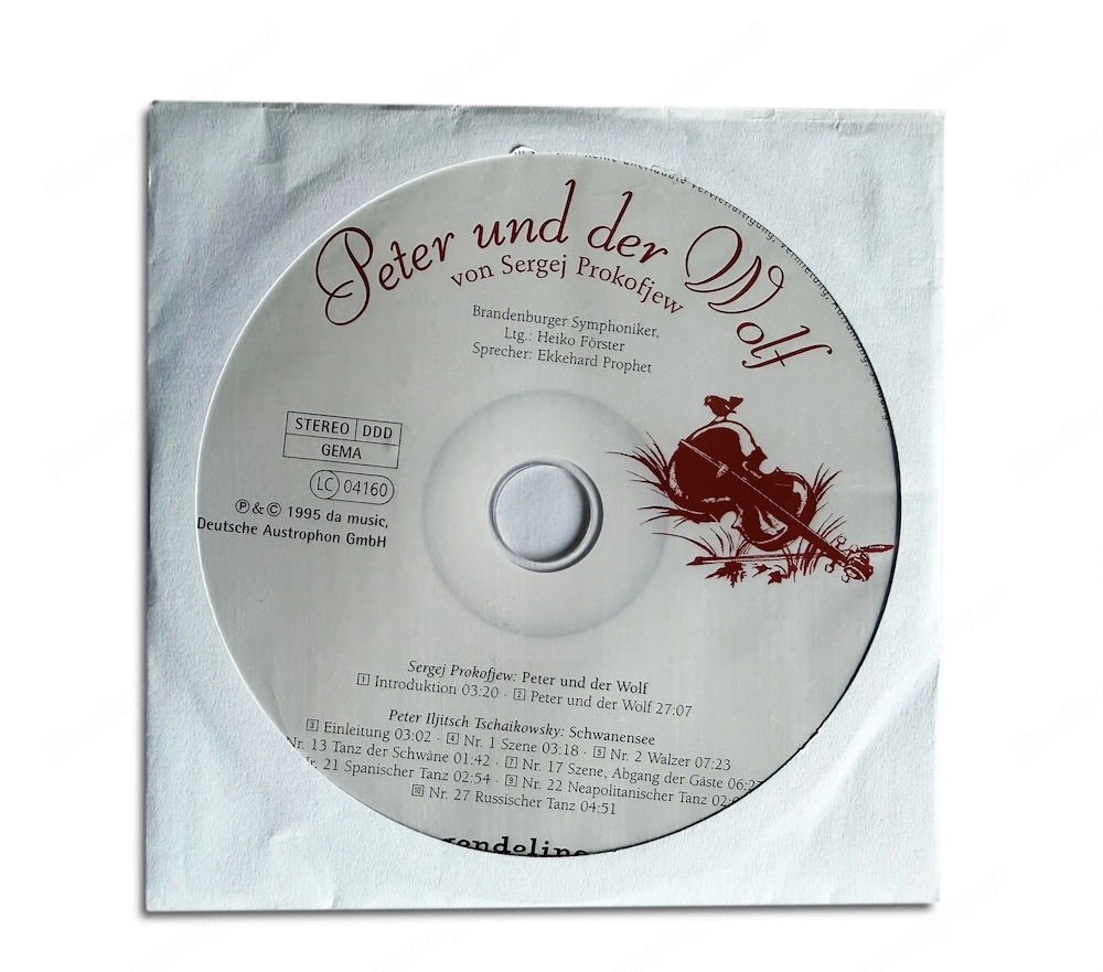 Peter und der Wolf   Schwanensee - CD - Brandenburger Symphonieorchester