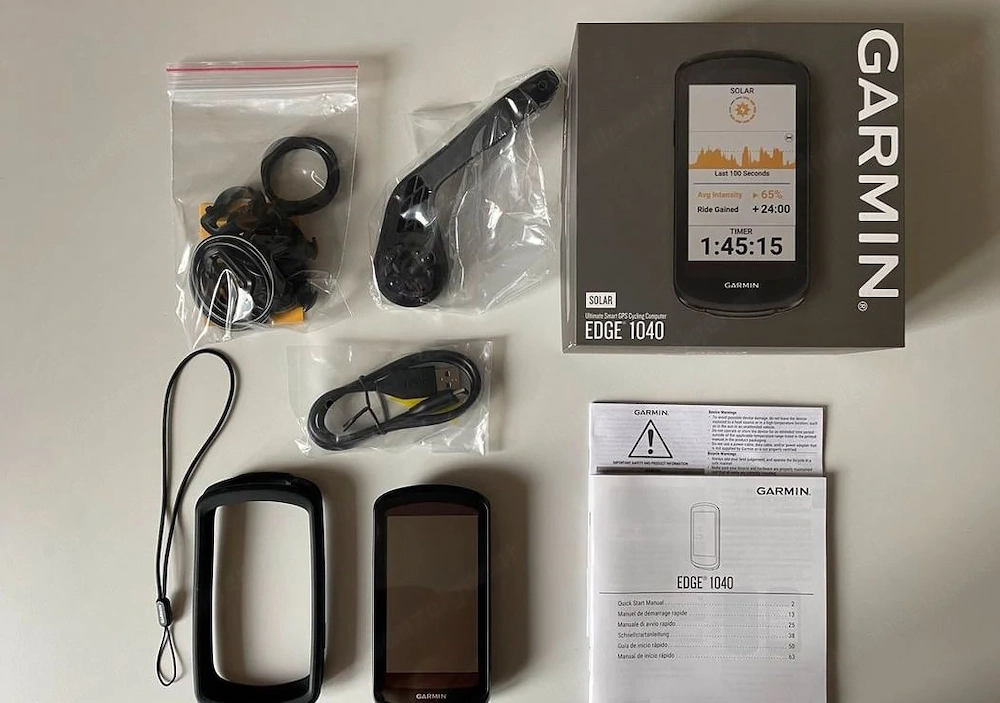 Garmin Edge 1040 Solar Fahrrad GPS und Fitnesstracker in perfektem Zustand