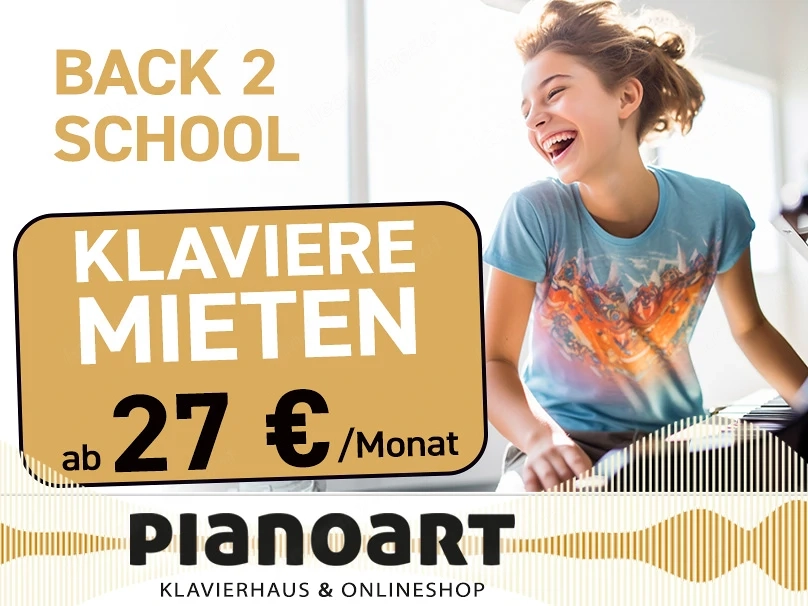Klaviere mieten ab 27 Euro monatlich* by Pianoart