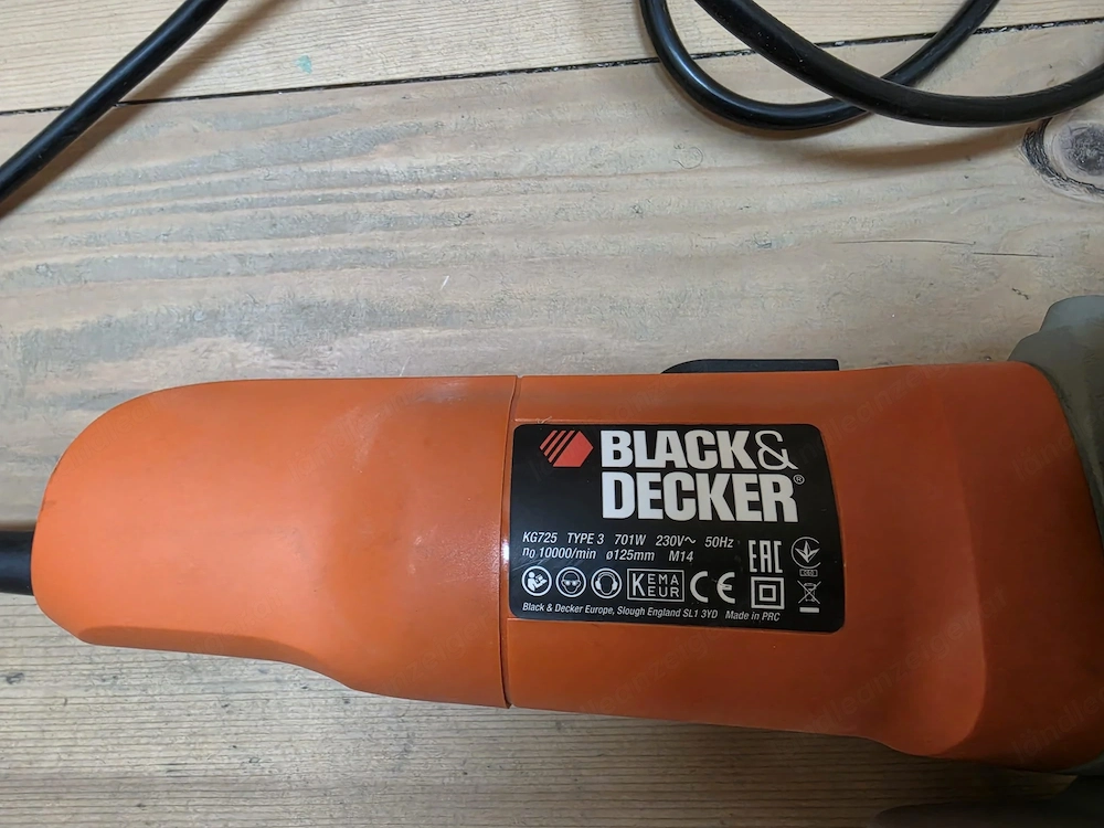 Black & Decker Winkelschleifer (KG725)