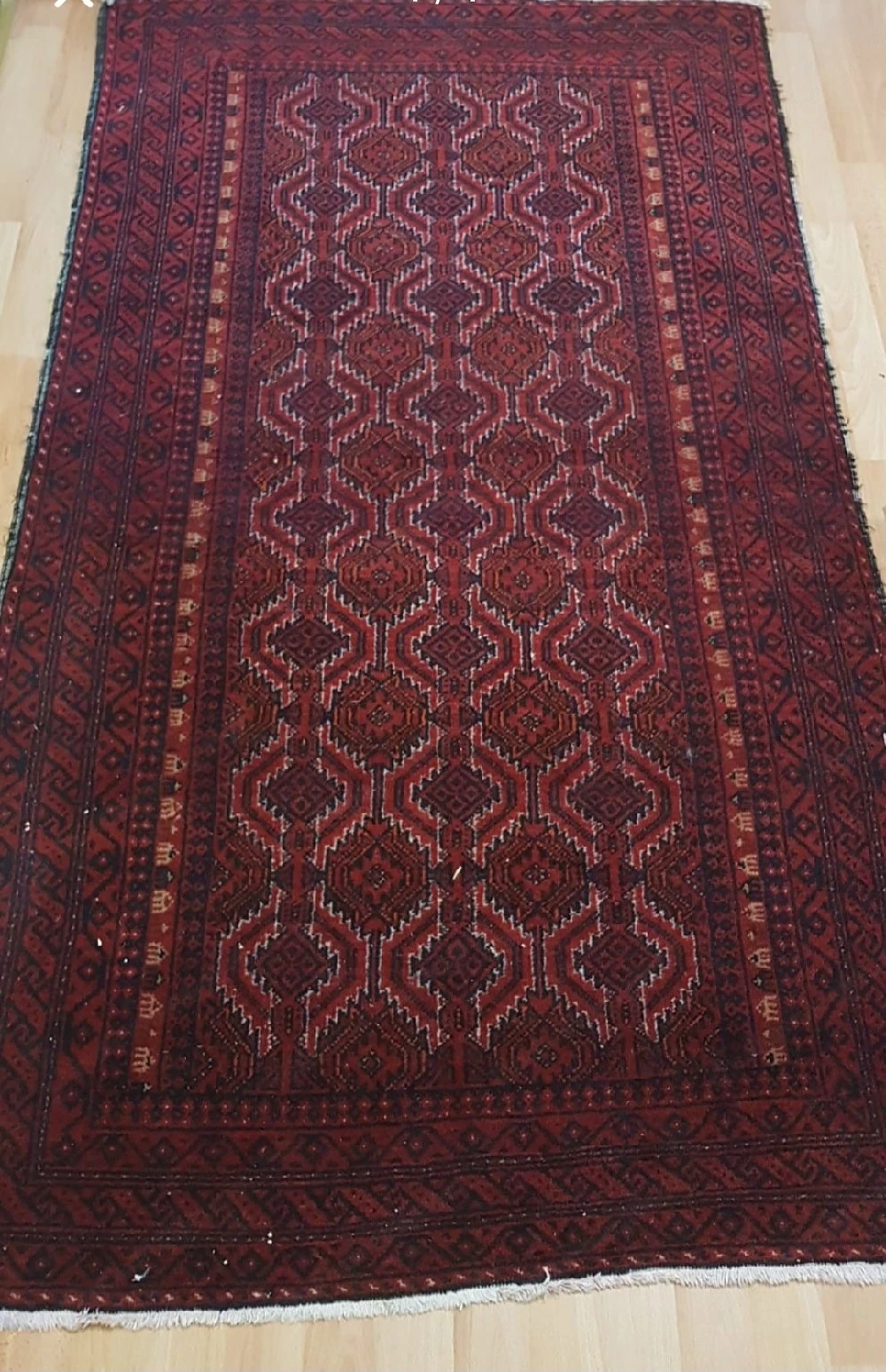Orientteppich 90   190 cm   klassisches Muster