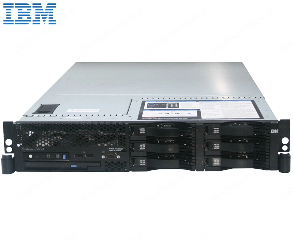 IBM System x3650 Server   2  Intel Xeon E5420, 25 GB RAM, RAID
