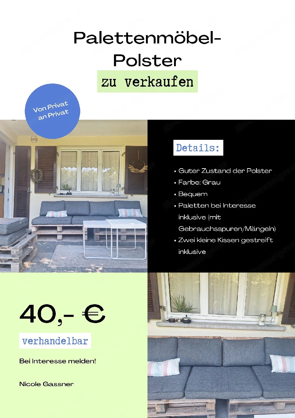 Palettenpolster
