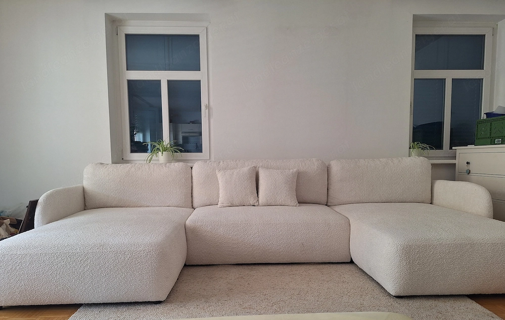 Wohnlandschaft Boucle Beige 
