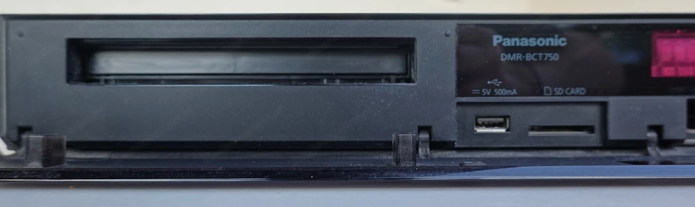 Panasonic DMR-BCT750EG Blu-ray Recorder, 500-GB-Festplatte, (Twin HD, DVB-C Tuner, WLAN, 2x CI+, Hbb