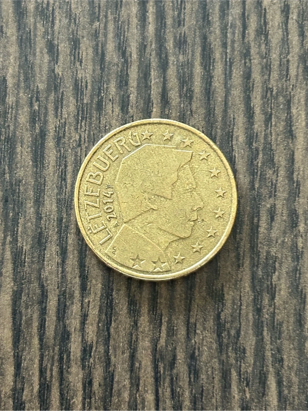 50 Cent Umlaufmünze Luxemburg 2014