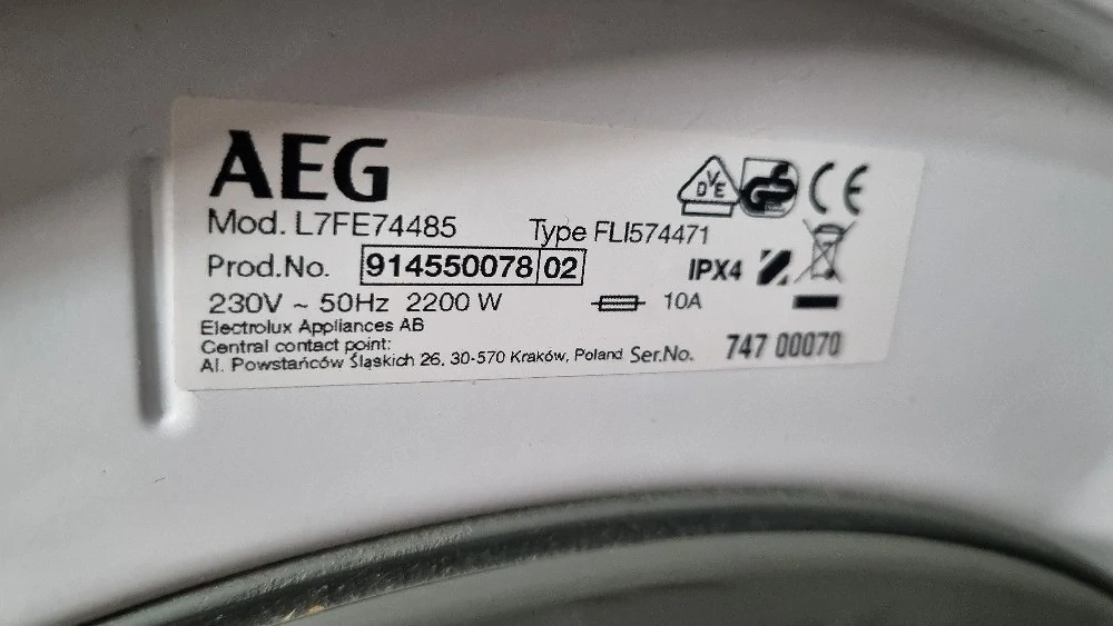 AEG Waschmaschine 7000 serie 