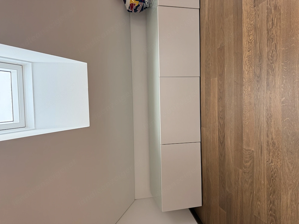 Besta Kommode 3er weiß inkl Glasplatte