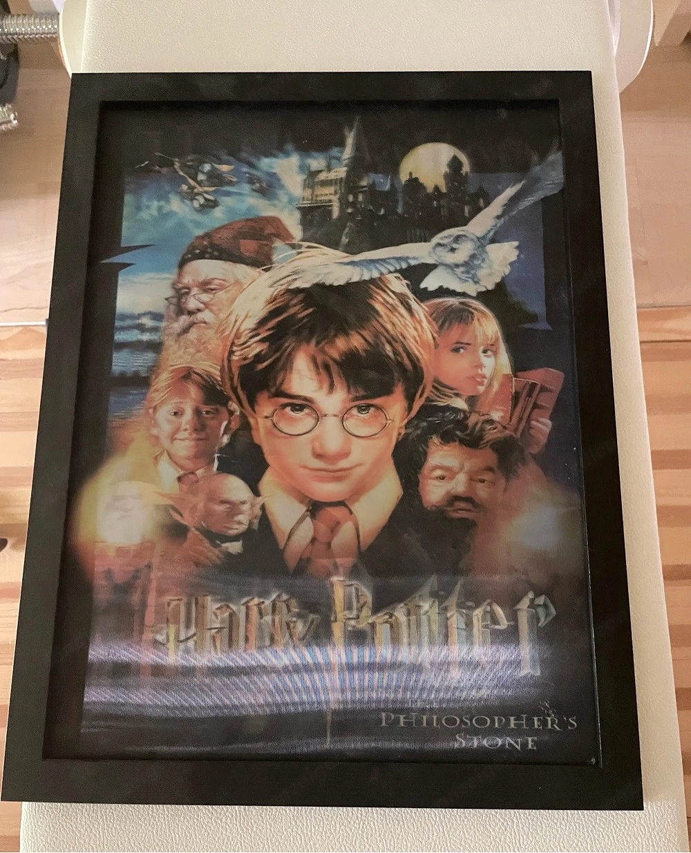 3D Harry Potter Poster mit Rahmen