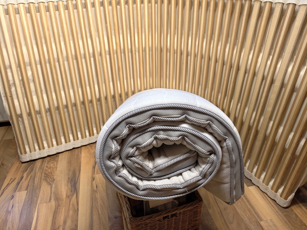 Hüslernest Flexibler Lattenrost mit Matraze 200x90cm