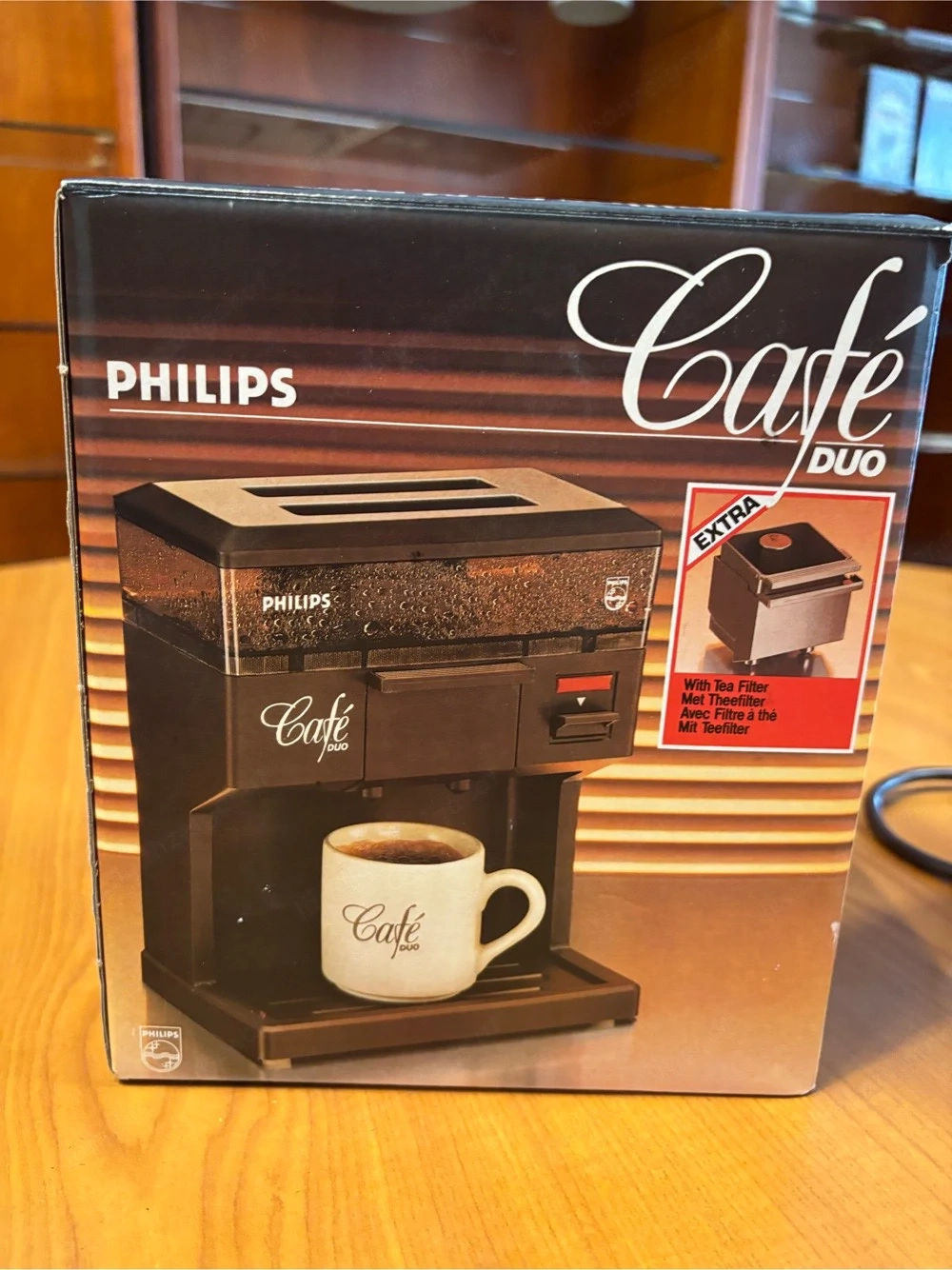 Philips Café Duo Retro-Kaffeemaschine   Kaffeebereiter Vintage