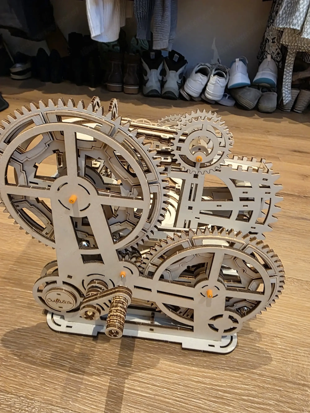 Robotime   ROKR 3D Holzbausatz Murmelbahn (Fertig aufgebaut)