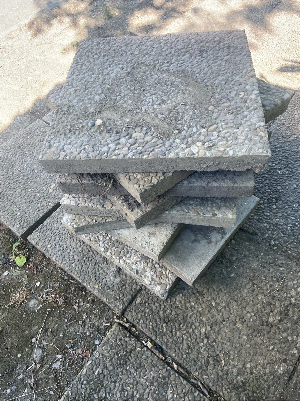 Waschbetonplatten Gratis