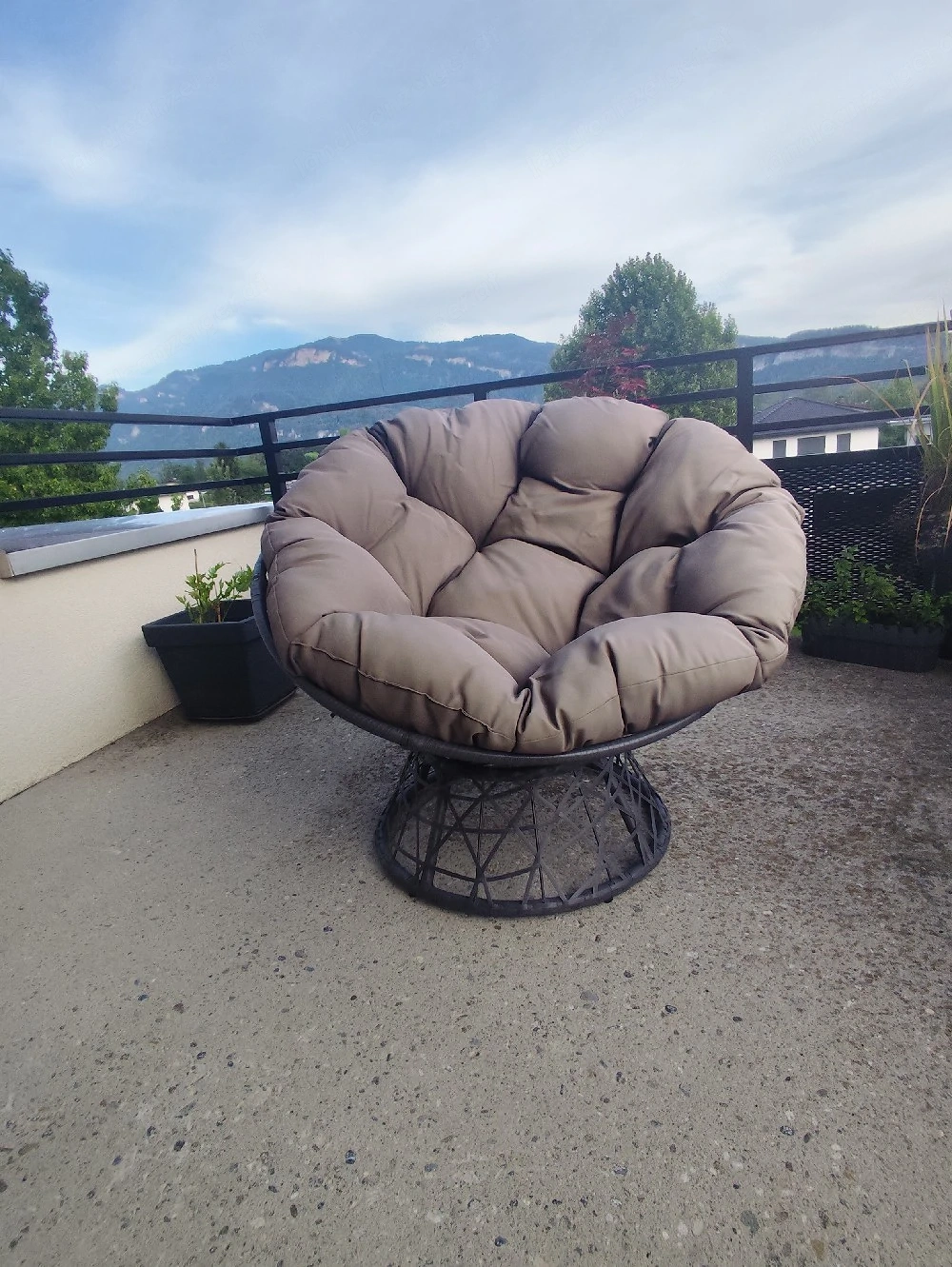 Papasansessel Relaxliege Rattan