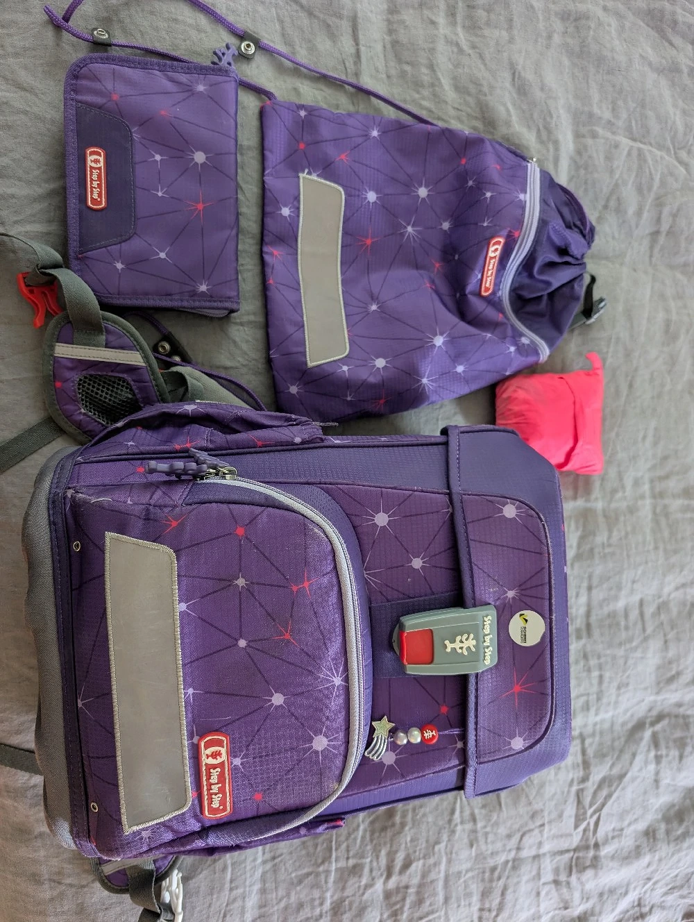 Step by Step Schultasche 