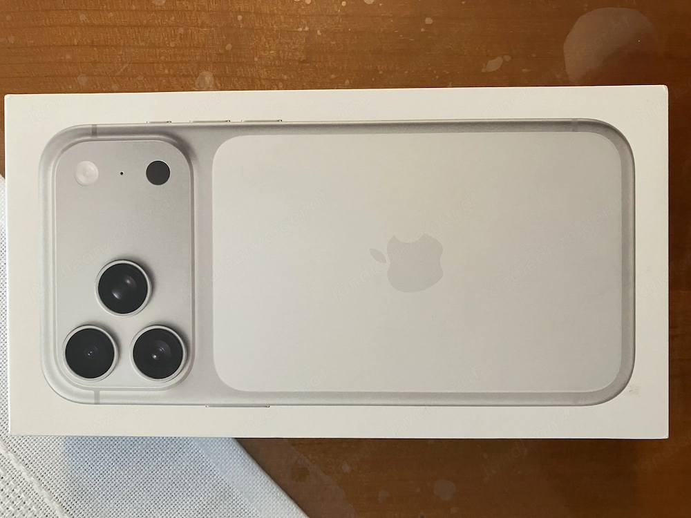 Apple i Phone 17 Pro Max 512 GB Farbe Silver Orginal versiegelt